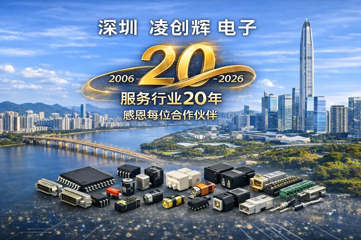 立久强电子2006-2026服务行业20年感恩每位合作伙伴